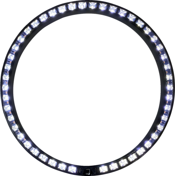 Probeam® Turn Signal Ring Trim Amber, White, 2, nordicamoto.ro