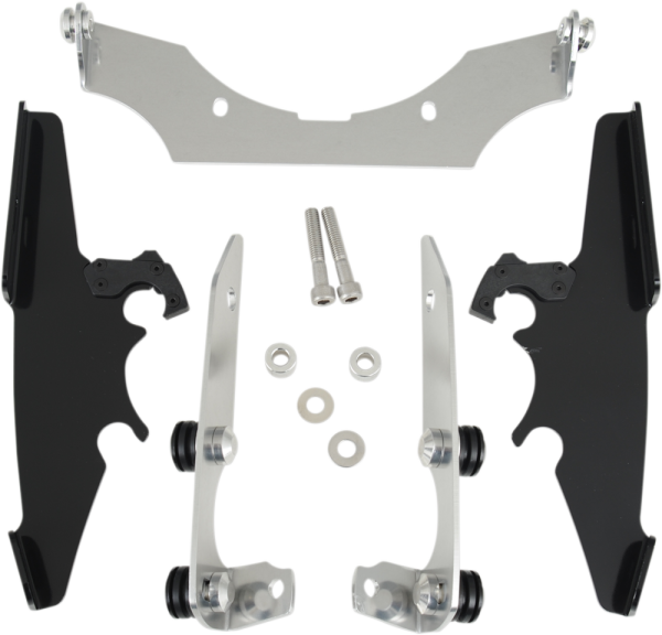 Fats/slim Windshield Trigger-lock Complete Mount Kit Black, 1, nordicamoto.ro