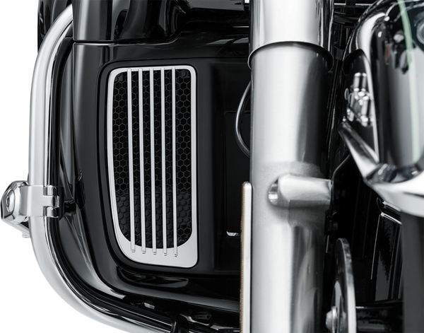 Radiator Grilles Black, Chrome, 1, nordicamoto.ro