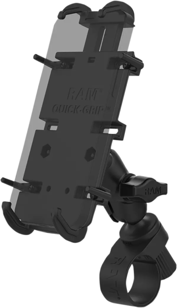 Quick-grip telefon tartó rögzítő készlet, fekete, 1, nordicamoto.ro