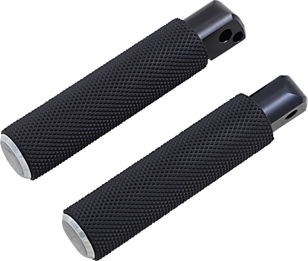 M-eight Fusion Footpegs Black, Silver, 1, nordicamoto.ro
