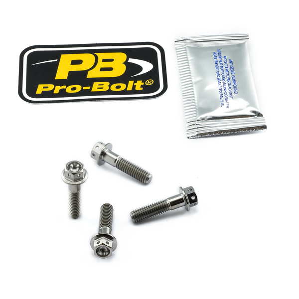 Titanium Brake & Clutch Lever Perch Pinch Bolt Kit, 1, nordicamoto.ro