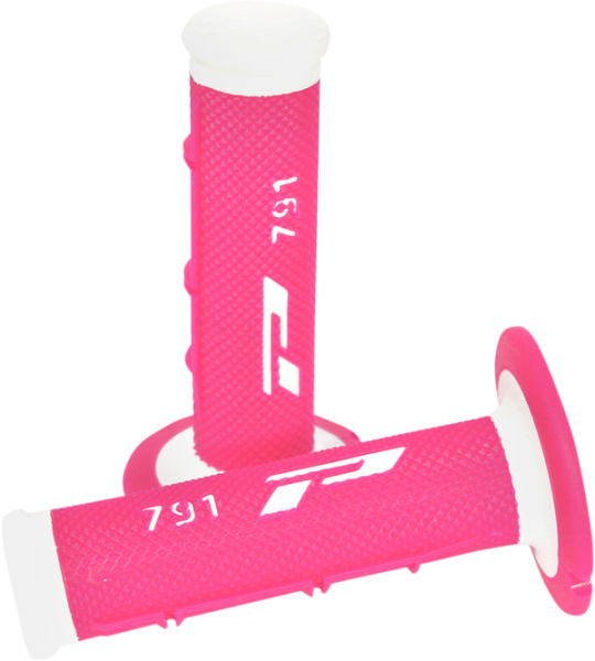 Triple Density 791 Grips Pink, White, 1, nordicamoto.ro