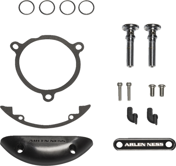 Inverted Air Cleaner Hardware Kit Black, Silver, 1, nordicamoto.ro