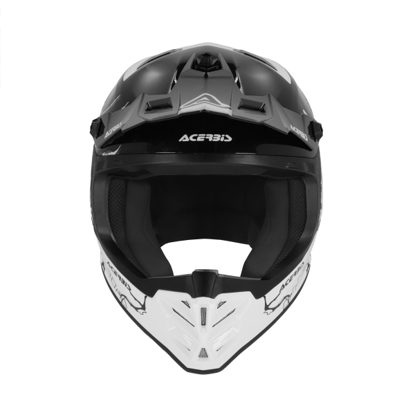 Acerbis Profile sisak – fehér/fekete, gyermekmodell, 9, nordicamoto.ro