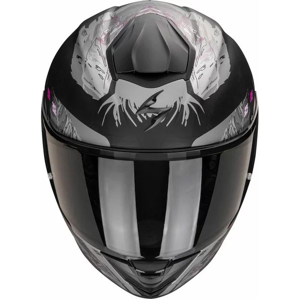 SCORPION EXO-530 AIR HADJI XS teljes arcú sisak, matt fekete/rózsaszín, 3, nordicamoto.ro