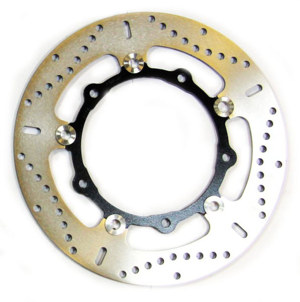 Round Pro-lite Brake Rotor Black, Silver, Stainless Steel, 1, nordicamoto.ro
