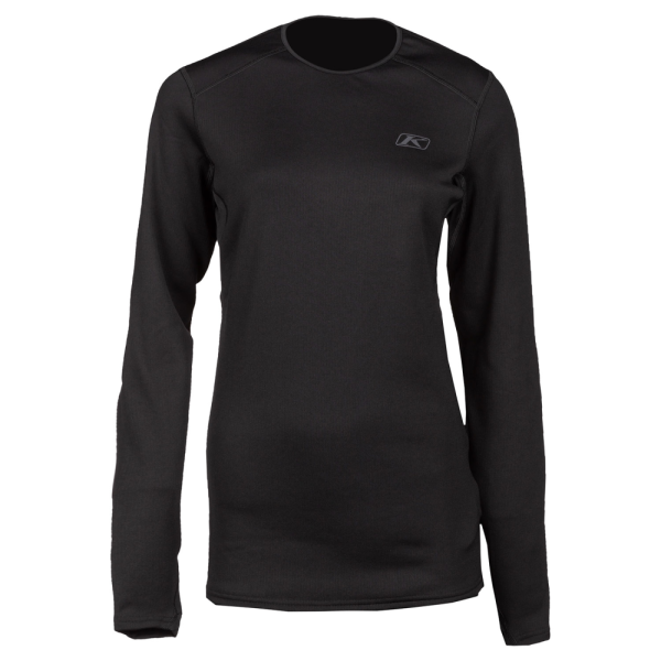 Bluza Dama Klim Base Layer Solstice Shirt 2.0 Knockout Pink - Castlerock Gray, 1, nordicamoto.ro