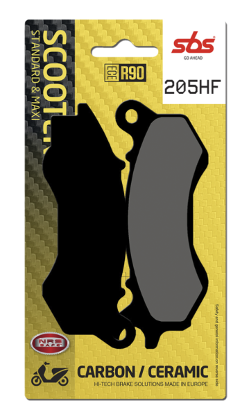 Hf Street Ceramic Organic Brake Pads, 2, nordicamoto.ro