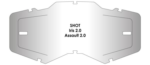 AirScreen Shot Iris 2.0/Assault 2.0 Gri lencse, 2, nordicamoto.ro