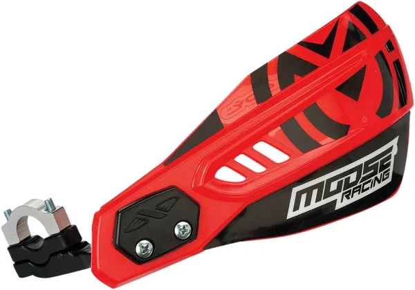 MOOSE RACING versenyzésre alkalmas kézvédők, fekete, piros, 3, nordicamoto.ro