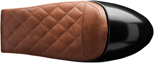 Universal Classic CafÃ© Racer Seat Brown, 3, nordicamoto.ro