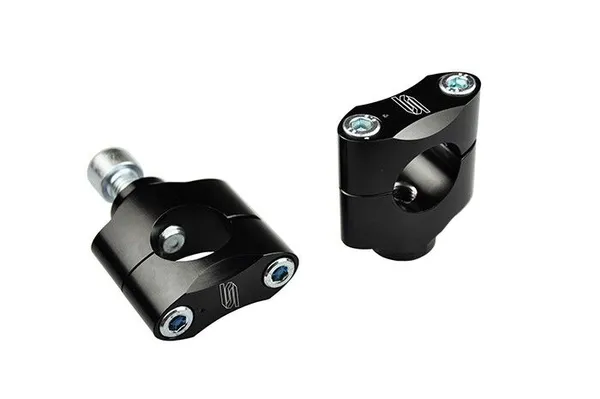 Standard Bar Mount Black, Silver, 2, nordicamoto.ro