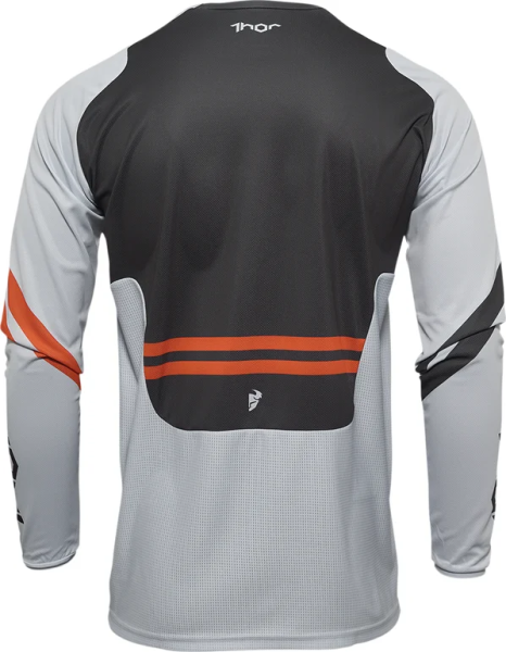 Tricou Thor Pulse Cube Gray/Orange 2XL, 2, nordicamoto.ro
