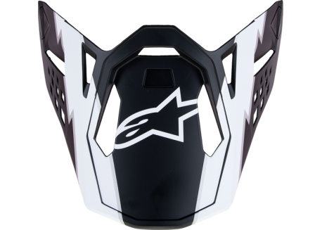 Cozoroc Alpinestars Supertech M10 sisak, fekete/fehér, EGY MÉRET, 2, nordicamoto.ro