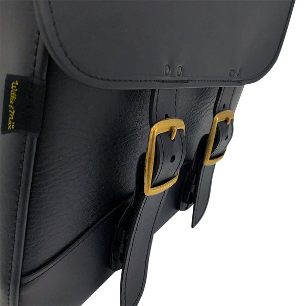 Brass Monkey Slant Saddlebags Black, 4, nordicamoto.ro