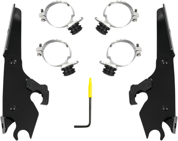Batwing Fairing Trigger-lock Mounting Kit Black, 1, nordicamoto.ro