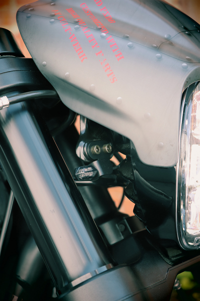 Turn Signal Holder Black, 5, nordicamoto.ro