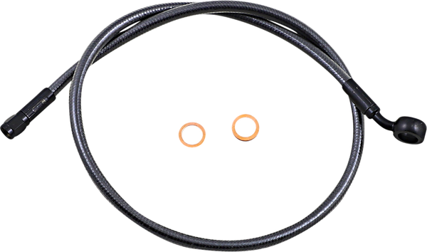Alternate Length Upper Brake Line Black, Black Pearl, 2, nordicamoto.ro