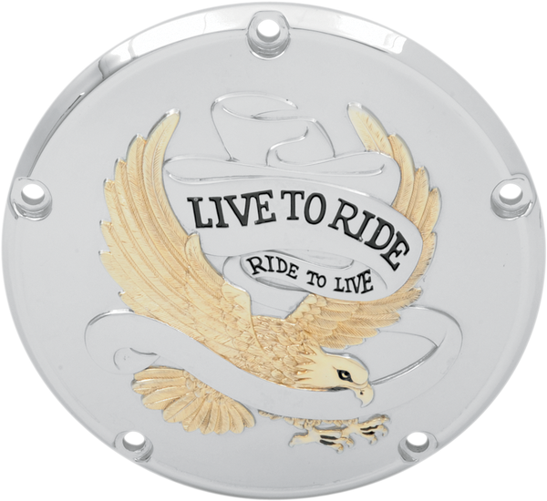 Live To Ride Derby Cover Gold, 1, nordicamoto.ro