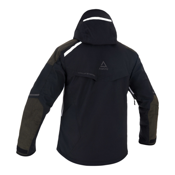 AMOQ Orbit női motoros hószán-dzseki, fekete/fehér, XS, 2, nordicamoto.ro