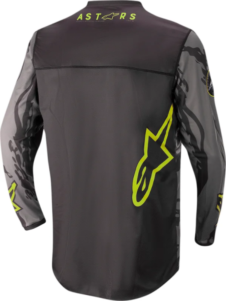 Tricou copii Alpinestars Racer Tactical Black/Camo/Fluo Yellow XL, 2, nordicamoto.ro
