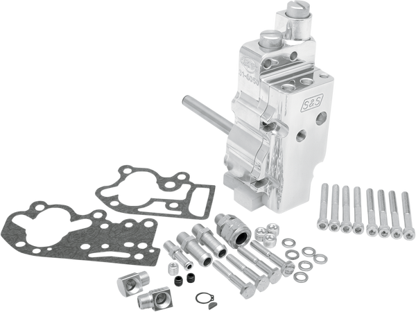 Billet Oil Pump Kit Silver, 1, nordicamoto.ro