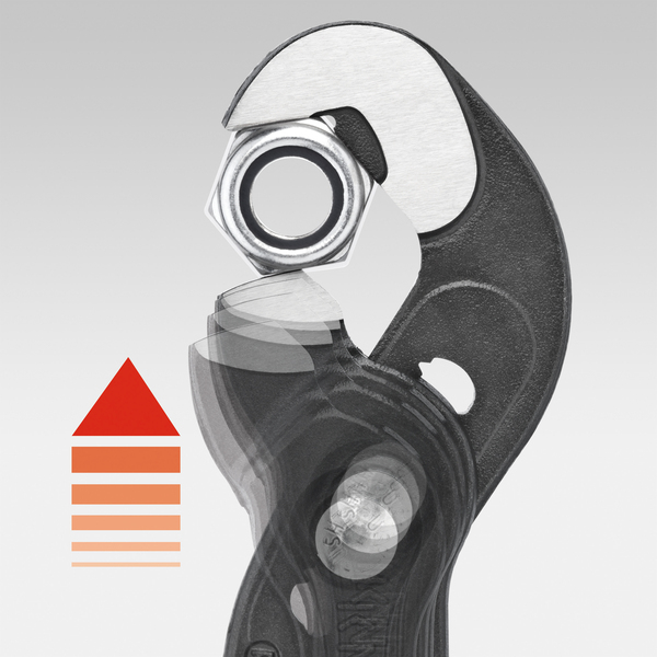 Multiple Slip Joint Spanner (r)raptor(r) Black, Red, 2, nordicamoto.ro