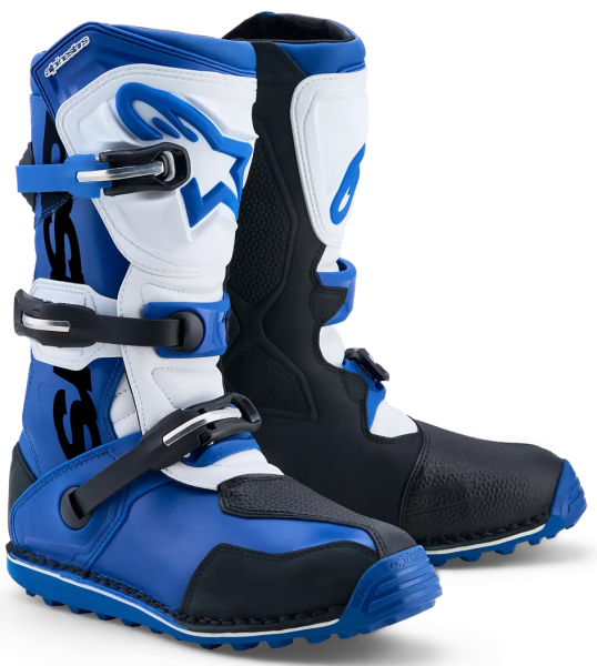 Alpinestars Tech-T porvédő, kék/fehér, 45,5-es méret, 1, nordicamoto.ro