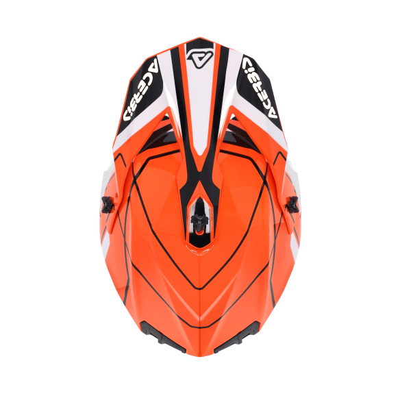 Acerbis Linear 22-06 sisak, fehér/narancssárga, M-es méret, 6, nordicamoto.ro