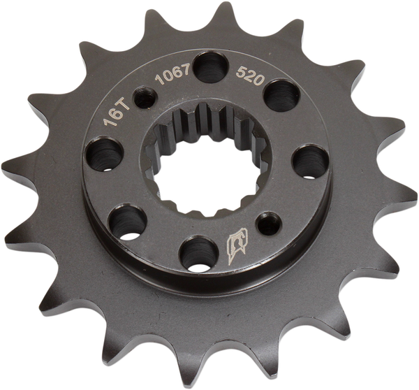 Lightweight Steel Sprocket Black, Zinc, 1, nordicamoto.ro
