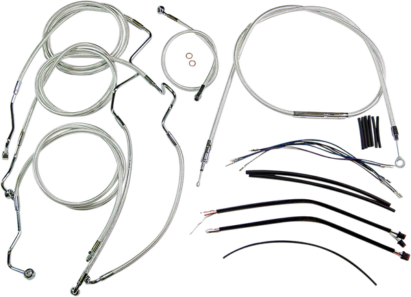 Sterling Chromite Ii® Designer Handlebar Installation Kit Silver, 2, nordicamoto.ro
