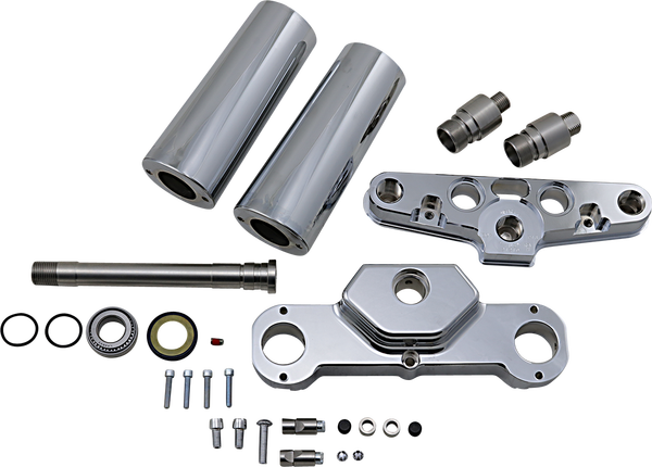 Softail 4Â° Triple Tree Kit Chrome, 1, nordicamoto.ro