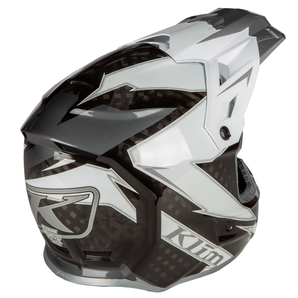 Casca Klim F3 Carbon Off-Road ECE LIGHTNING WHITE, 8, nordicamoto.ro