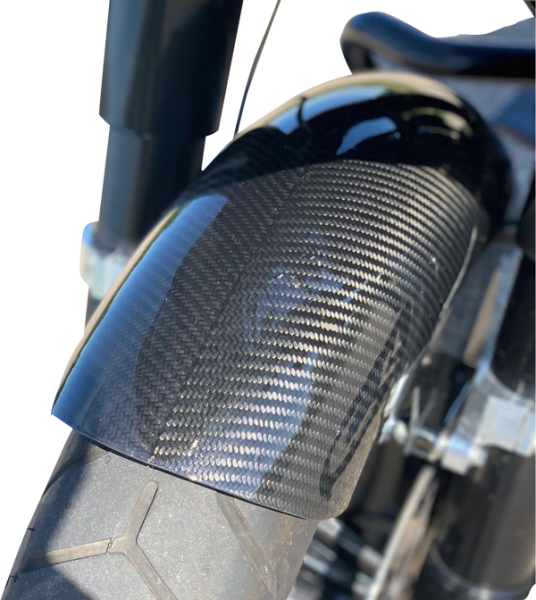 Carbon Fiber Front Fender Black, 3, nordicamoto.ro