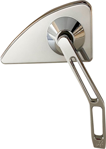 Mini Mirror W/v2 Cut-out Stem Silver, 3, nordicamoto.ro