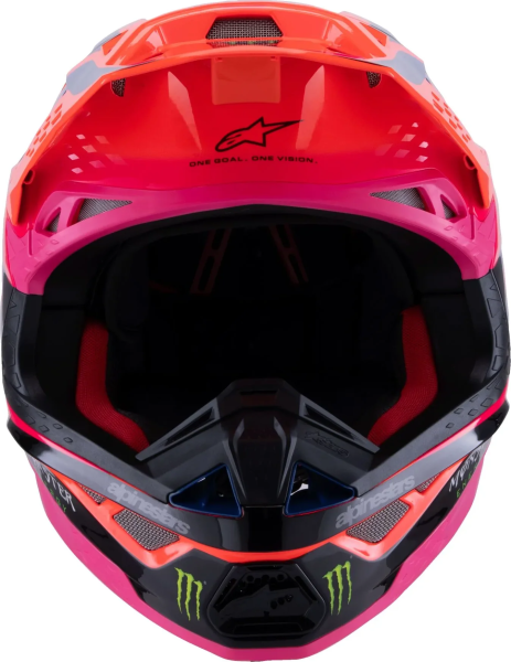 Alpinestars S-M10 Deegan sisak – narancssárga/rózsaszín/lila, L-es méret, 6, nordicamoto.ro
