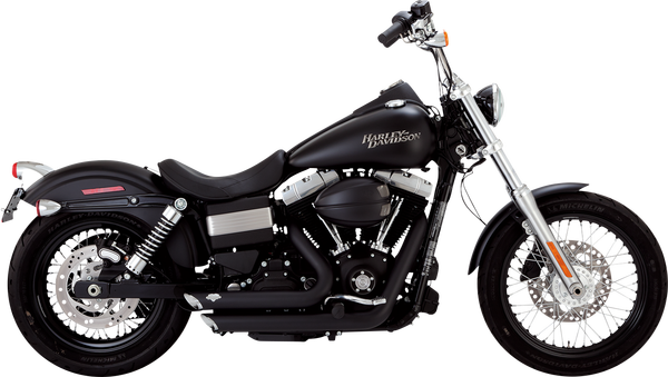 Shortshots Staggered Exhaust Systems Black, Matte Black, 3, nordicamoto.ro