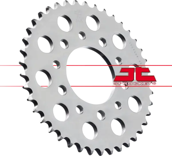 JT SPROCKETS Acél hátsó lánckerék, természetes felületű, 2, nordicamoto.ro