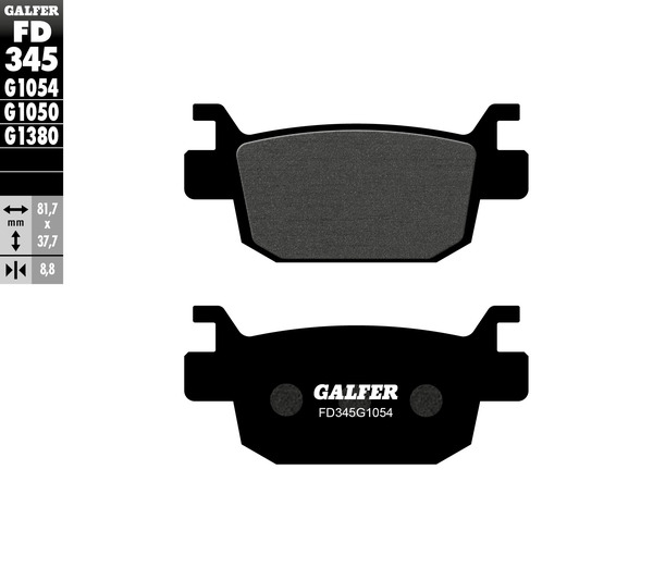 Semi-metallic Brake Pads, 1, nordicamoto.ro