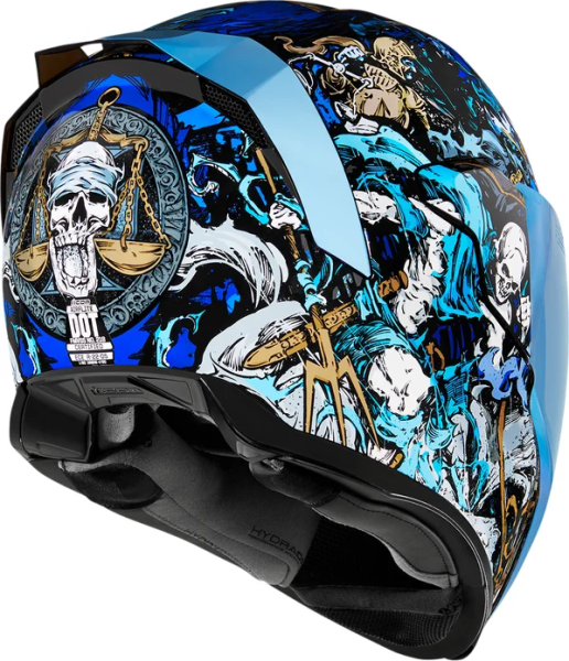 Casca Icon Airflite™ 4 Horsemen Black/Blue/Gold/White S, 10, nordicamoto.ro