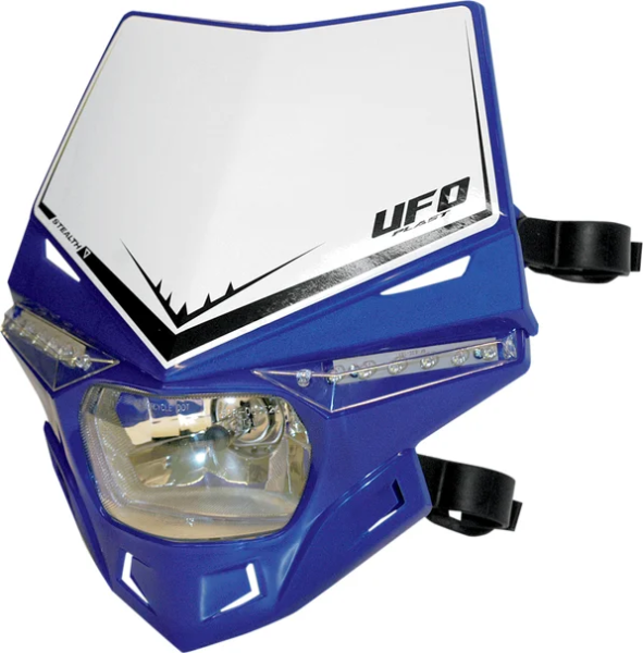 Two-piece Stealth Headlight System Blue, 1, nordicamoto.ro