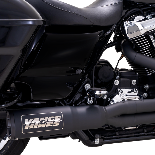 Hi Output Exhaust System Black, Matte Black, 1, nordicamoto.ro