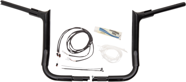 1-1/2(r) Ez Install Pointed Top Handlebar Kit Black, 3, nordicamoto.ro