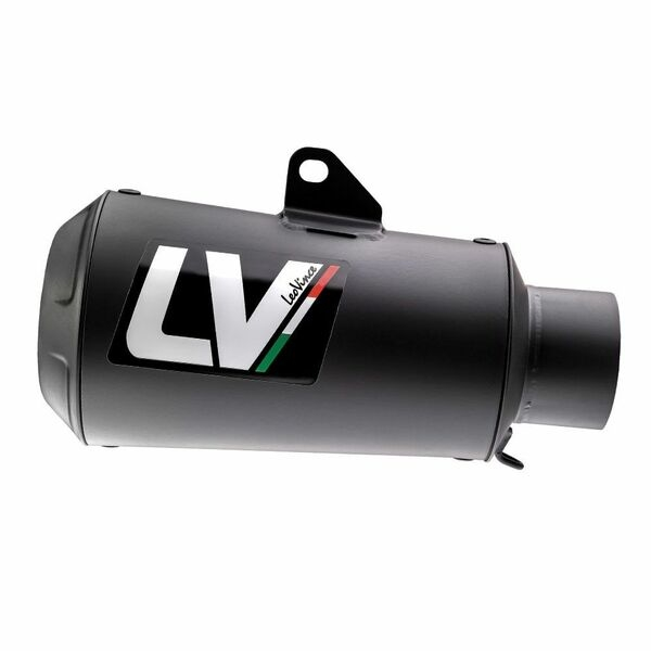 Lv-10 Full Black Slip-on Muffler Black, Matte, 3, nordicamoto.ro