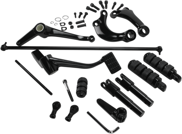 Forward Control Kit Black Standard, 2, nordicamoto.ro