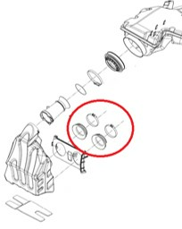 Sno-X légbeömlő-adapter Ski-Doo Etec 600/800-hoz, 2, nordicamoto.ro