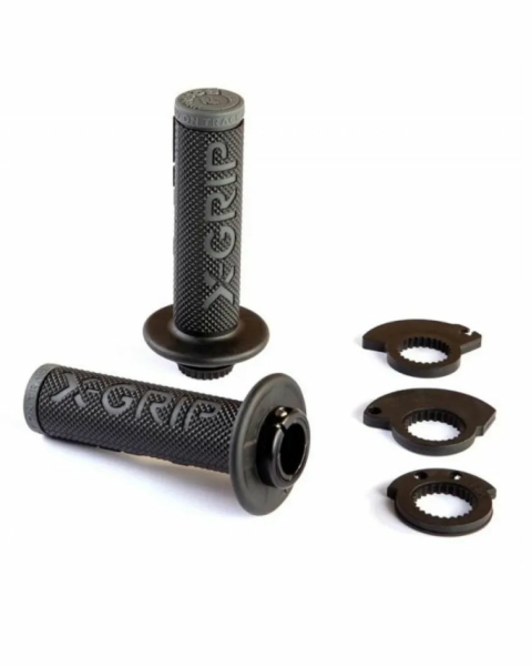 Mansoane Lock-On X-Grip Open End Albastru, 2, nordicamoto.ro