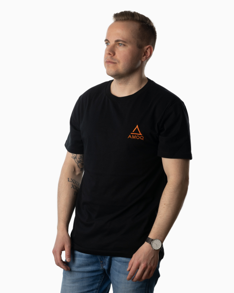 AMOQ Original T-Shirt Black/Orange M L, 1, nordicamoto.ro