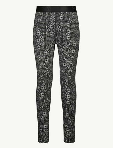 SVALA Merino Design gyermek réteges szett, Jacquard, fekete/fehér, 100, 2, nordicamoto.ro